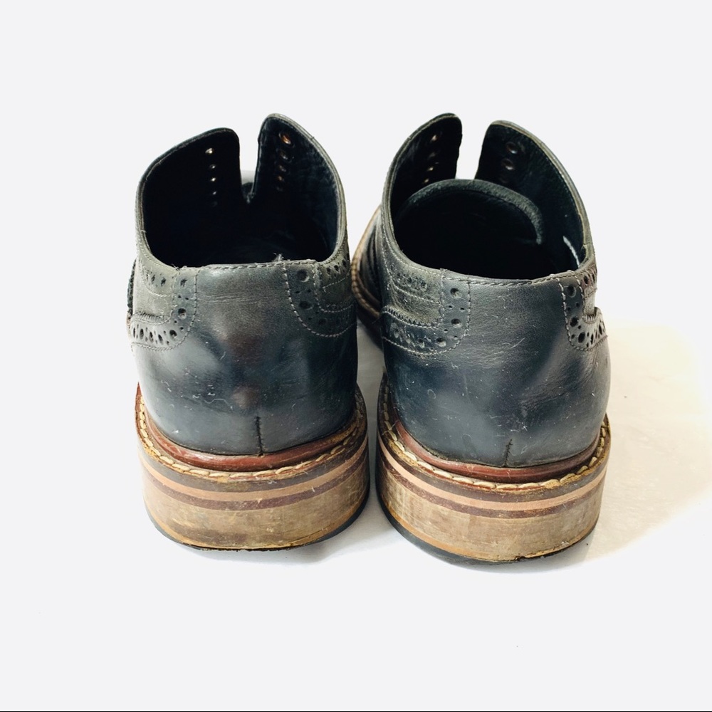 Cole Haan Oxford Dress Shoes Black Leather 8.5 - Picture 4 of 6